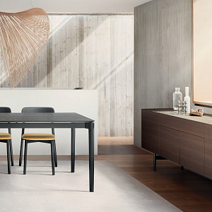 Итальянский Стол обеденный раскладной Nordic CS4133-R 135. Calligaris.