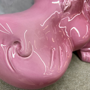 Фигурка Бегемот Hippo Big fuxia