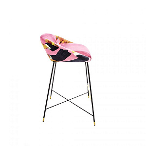 Барный стул Seletti Toiletpaper Furniture Pink Lipsticks 16172