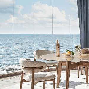 Итальянский Стол обеденный фиксированный Abrey CS4127-FD 140 MTO. Calligaris.