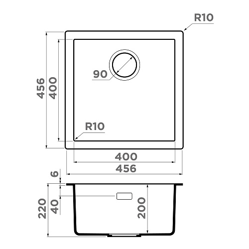  Мойка Omoikiri Yamakawa 45-U/I-GB , фото № 2