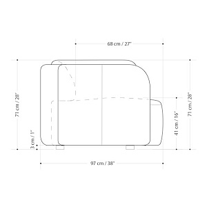 Диван модульный Deep