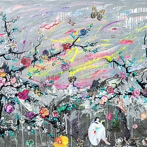 Панно на алюминии 100х150 LR-001  Художник Ludmilla Radchenko