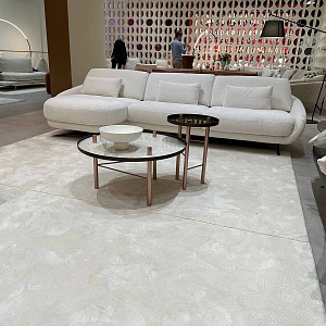 Диван угловой Regal с шезлонгом Calia Italia Италия с регулируемой спинкой в серой ткани