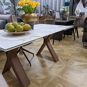 Стол Stiil раскладной керамический Tonin Casa Made in Italy L160/240  P90  H75