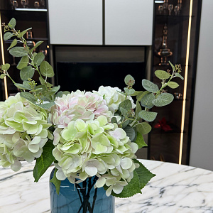 Искусственная гортензия розовая Bianco L33 BI  Adriani&Rossi Италия