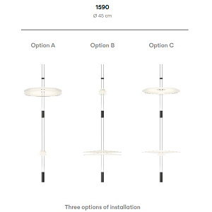 Подвесной светильник Vibia Flamingo Flamingo Mini 1590 Black 159011/1B_10