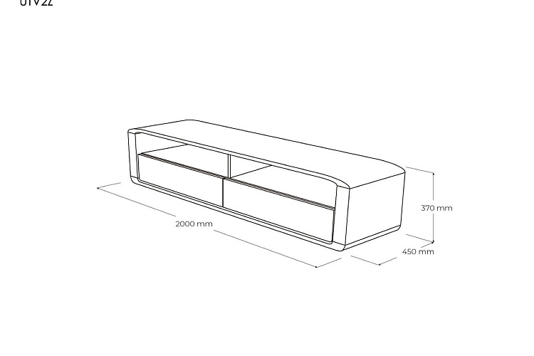  ТВ тумба ULTRA/ UTV2Z , фото № 11