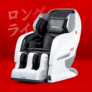 Массажное кресло Yamaguchi Axiom YA-6000 White-Black