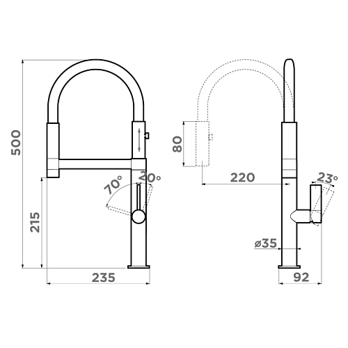  Смеситель Omoikiri Osaka-BN-WH , фото № 2