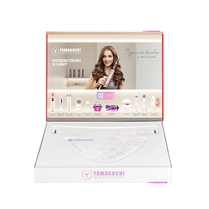 Силиконовая маска для фотоомоложения шеи Yamaguchi LED Light Neck Mask