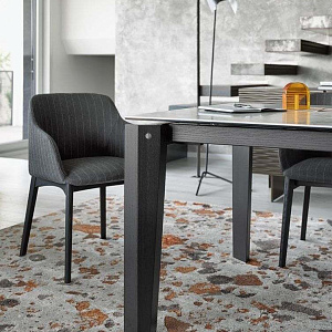 Итальянский Стол обеденный раскладной ALPHA CS4120-R 160. Calligaris.