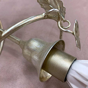 Бра металл серебро