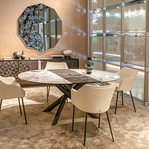 Итальянский стол Style Round производства 100% Made in Italy.
Бренд Tonin Casa.