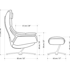 Кресло Re-Vive Casual King