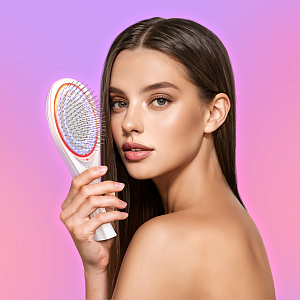 Массажная расческа с миостимуляцией Yamaguchi EMS Hair Brush