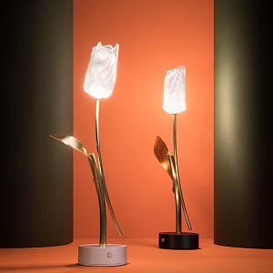 Настольная лампа Slamp Tulip Battery white