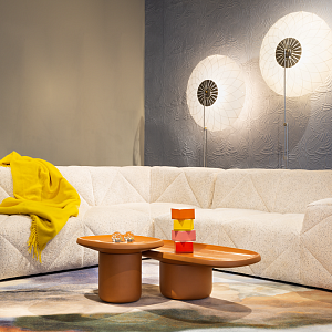 Журнальный стол Moooi Obon Rectangular Low Terracotta