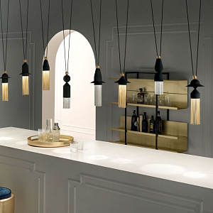 Подвесной светильник Masiero Nappe NAPPE N6 TOTAL BLACK