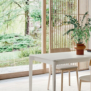 Итальянский Стол обеденный раскладной Nordic CS4133-R 135. Calligaris.