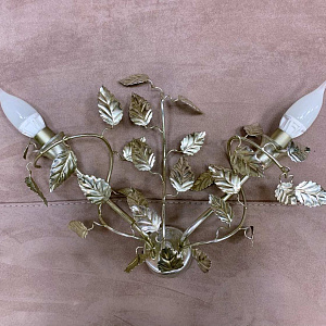 Бра металл серебро светильник настенный Mezzaluna Italia