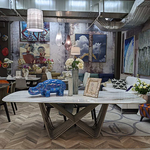 Стол итальянский  фиксированный Tenso. Tonin Casa. Стол с керамической столешницей.