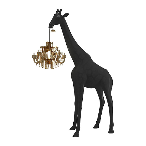  Торшер Qeeboo Giraffe In Love Giraffe In Love XS Black 28001BL , фото № 1
