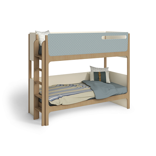  Двухъярусная кровать "Elwin", 2 спальных места (35;130 см), бортик безопасности , фото № 1