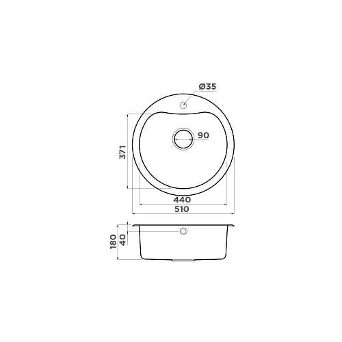  Мойка Omoikiri Saroma 51-IN , фото № 2