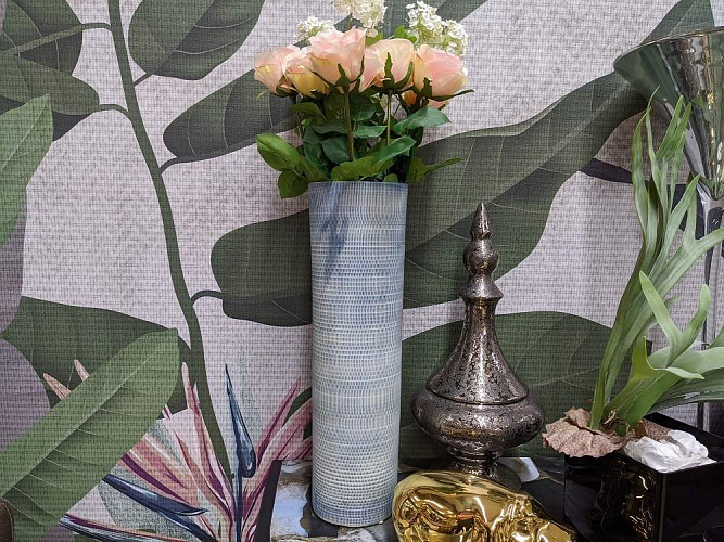  Ваза Linea Q486X110  керамическая итальянская , фото № 1