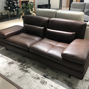 Диван Serena W226 кожа коричневая NicolettiHome