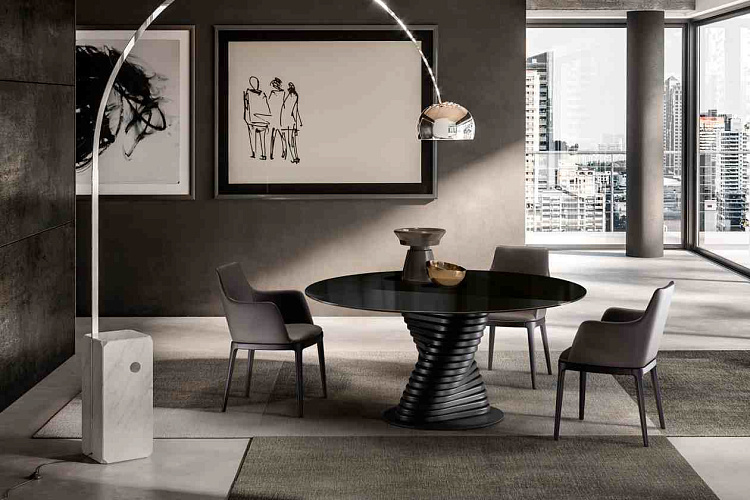  Стол обеденный фиксированный Rotolo Cristallo , фото № 1