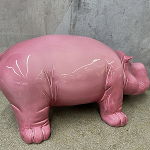 Фигурка Бегемот Hippo Big fuxia