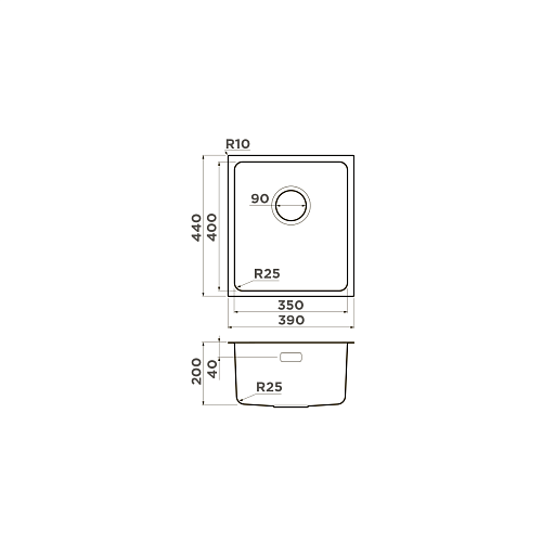  Мойка Omoikiri Tadzava 39-U/I-LG , фото № 2
