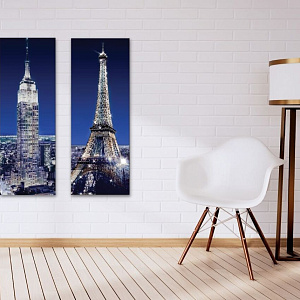 Картина Paris in love 30×90
