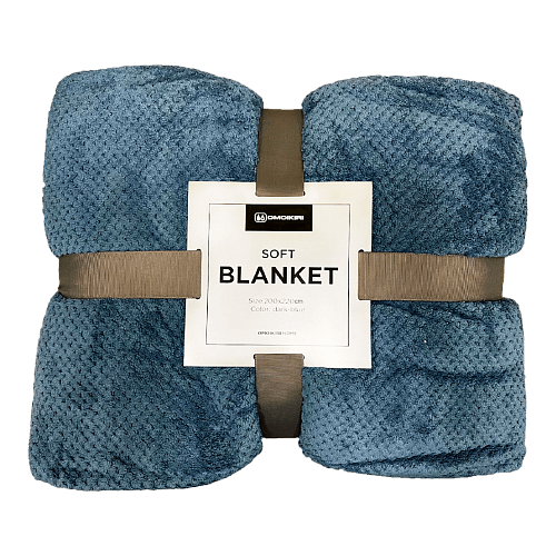  Плед BT-01 темно-синий , фото № 1