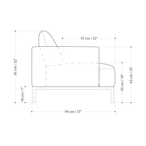 Диван прямой Estro