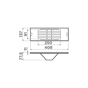 Подставка-сушка под тарелки FG-01 PRO-BL Matt