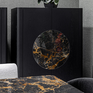 Итальянский Высокий комод-бар MADIA SLIM 2 LUNA от Sovet Italia