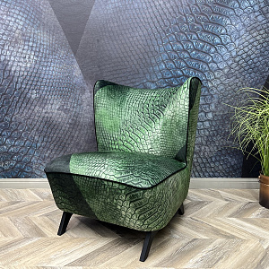 Кресло Bloom с пуфом