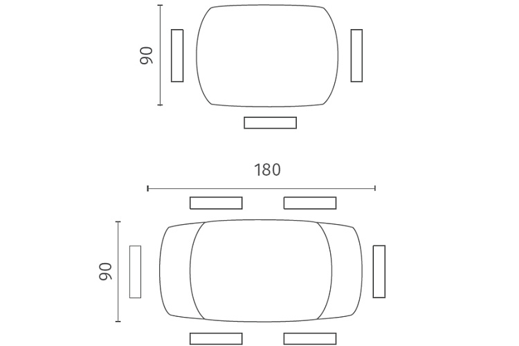  Стол Kyoto 120 OM/323/GS , фото № 1