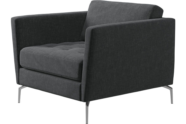  Кресло Osaka - Napoli 2255 Ткань цвета серого камня , фото № 1