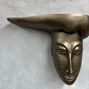 Полка настенная Lefty Golden Black