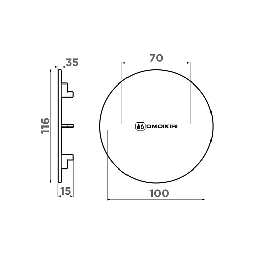  Декоративная накладка Omoikiri DEC-GM , фото № 2
