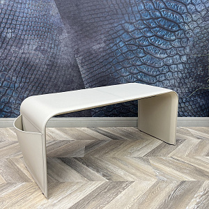 Банкетка Shape Beige   Calligaris Италия из натуральной кожи