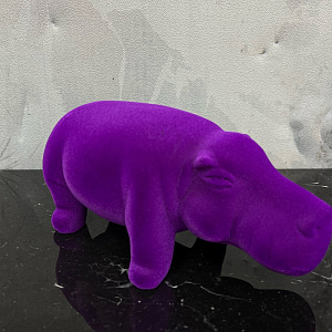 Скульптура Hippo Mini Viola Q451/10 VI   Adriani&Rossi Италия