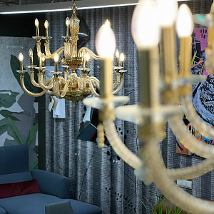 Люстра Morgana 18 рожков из Муранского стекла