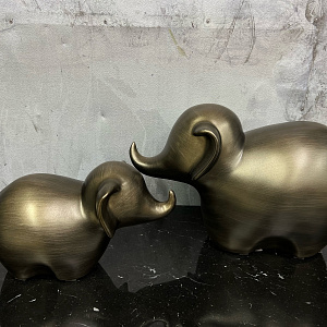 Скульптура Dumby Big Golden Black Q522/6  Adriani&Rossi