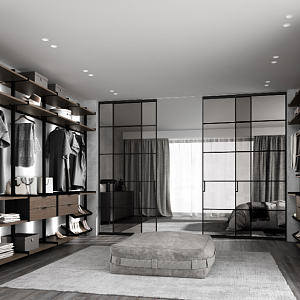 Гардеробная ALTO. Открытая система хранения.