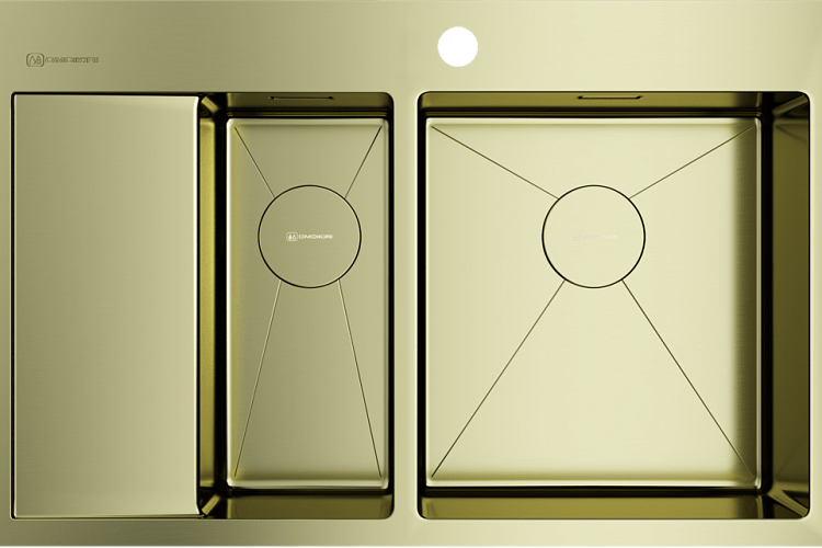  Мойка Omoikiri Akisame 78-2-R-LG , фото № 3